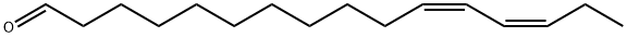(Z,Z)-11,13-Hexadecadienal structural formula