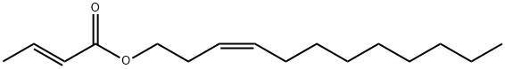 Z3-Dodecenyl E2-butenoate structural formula