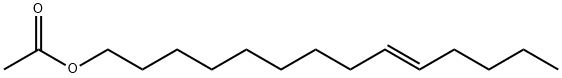 (E)-9-Tetradecen-1-yl acetate structural formula