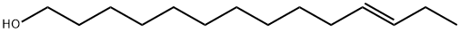 (E)-11-Tetradecen-1-ol structural formula