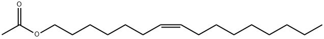 (Z)-Hexadec-7-enyl acetate structural formula