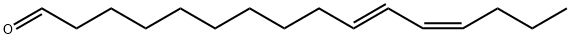 (10E,12Z)-Hexadecadienal structural formula