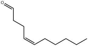 (Z)-4-Decenal structural formula