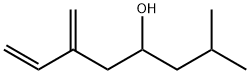2-Methyl-6-methyleneoct-7-en-4-ol structural formula