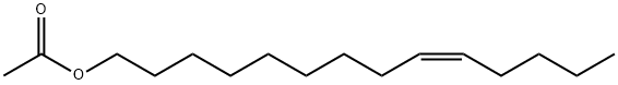 (Z)-9-Tetradecen-1-yl acetate structural formula