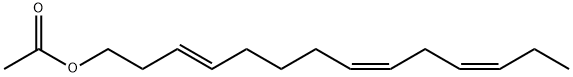 (3E,8Z,11Z)-Tetradeca-3,8,11-trien-1-yl acetate structural formula