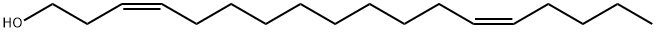 (3Z,13Z)-Octadeca-3,13-dien-1-ol structural formula