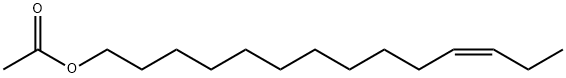 (Z)-11-Tetradecen-1-yl acetate structural formula
