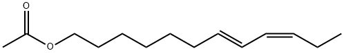 (7Z,9E)-Dodeca-7,9-dienyl acetate structural formula