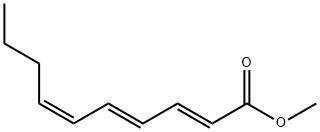 (2E,4E,6Z)-Methyl deca-2,4,6-trienoate structural formula