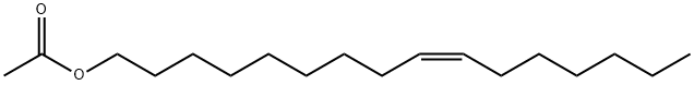 (Z)-9-Hexadecen-1-ol acetate structural formula