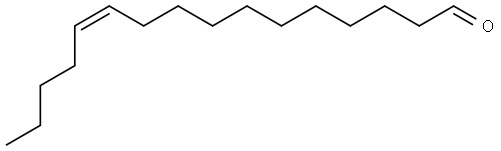(Z)-11-Hexadecenal structural formula