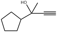 4-Cyclopentylbut-3-yn-2-ol structural formula