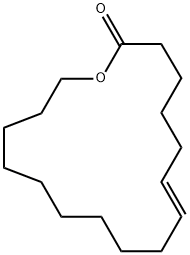 Ambrettolide structural formula