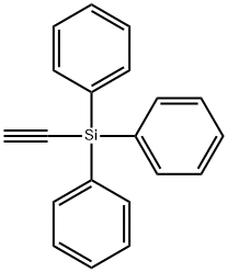 (Triphenylsilyl)acetylene structural formula