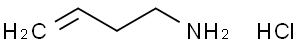 3-Buten-1-amine, hydrochloride structural formula