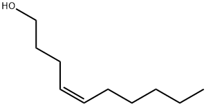 cis-4-Decen-1-ol structural formula