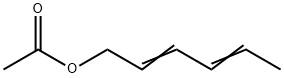 (2E,4E)-Hexa-2,4-dien-1-yl acetate structural formula