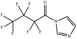 1-(Heptafluorobutyryl)imidazole structural formula
