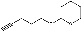 2-(Pent-4-yn-1-yloxy)tetrahydro-2H-pyran structural formula
