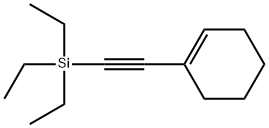 1-[2-(Triethylsilyl)ethynyl]cyclohexene structural formula