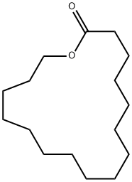 16-Hexadecanolide structural formula