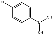4-Chlorophenylboronic acid structural formula