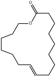 Ambrettolide structural formula