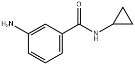 3-Amino-N-cyclopropylbenzamide hydrochloride structural formula