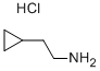 2-Cyclopropylethylamine hydrochloride structural formula