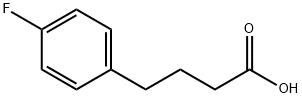 4-(4-Fluorophenyl)butanoic acid structural formula