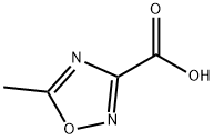 5-Methyl-1,2,4-oxadiazole-3-carboxylic acid structural formula