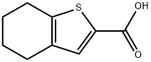 4,5,6,7-Tetrahydrobenzo[b]thiophene-2-carboxylic acid structural formula